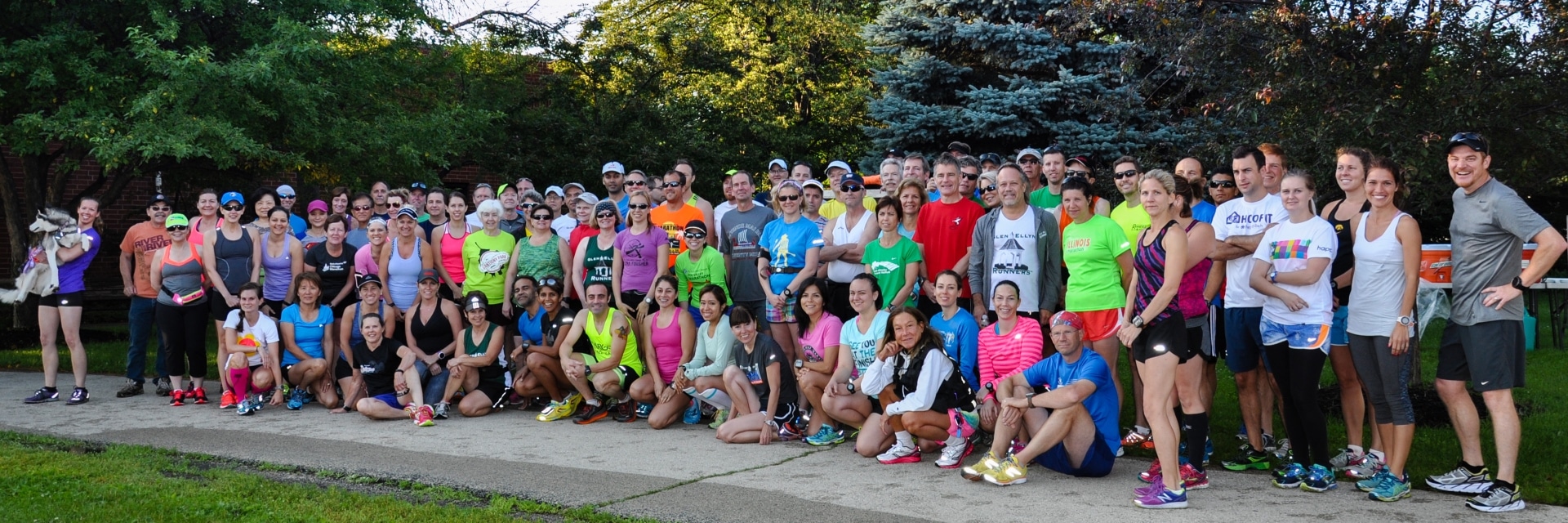 2015 Glen Ellyn Runners Club Group Photo